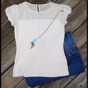 Express beige blouse